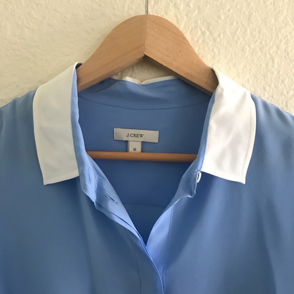 J. Crew Silk Button Down Shirt - Picture 3 of 4